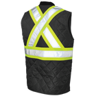 SV051 - Quilted Safety Vest - Black - gallery image