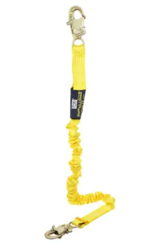 3M DBI-SALA ShockWave Stretch Web Shock-Absorbing Lanyard 1244306C, 132 - 254 lb (59.9 - 115.2 kg), 6 ft (1.8 m)