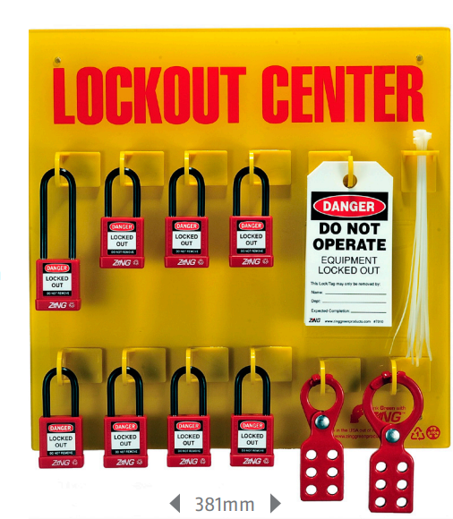 Abus 12 Lock Lockout Station - 71150 - 1/CS