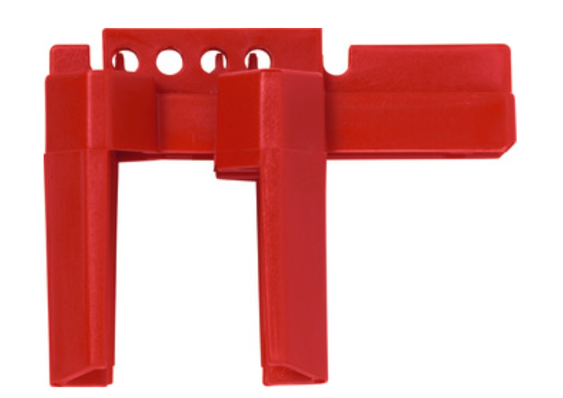 ABUS V448 large red ball valve lockout
