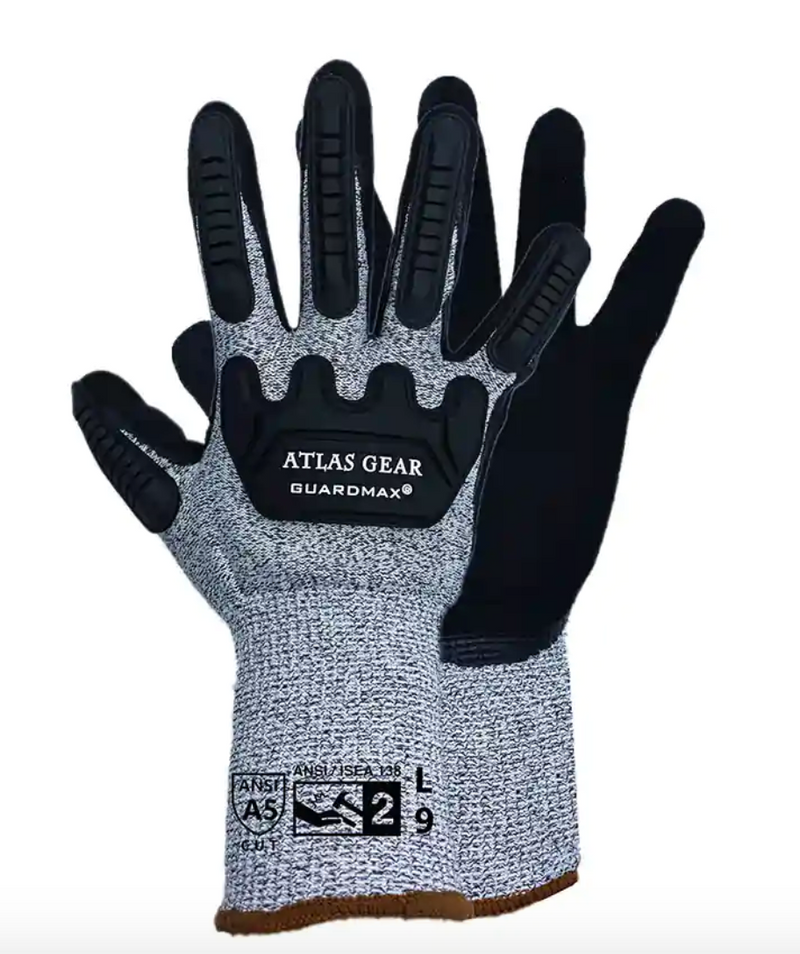 Atlas Gear High Dexterity Impact and Cut Glove- GuardMax®- 806 - 1PR/CS