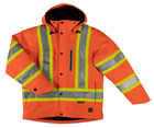 S24511 - Fleece Lined Safety Jacket - Black - gallery image