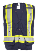 Ground Force Deluxe Surveyor Vest - 17 Pockets - TV20-1/CS
