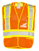 Universal 5 Pt. Tearaway Mesh Traffic Vest - 1/CS