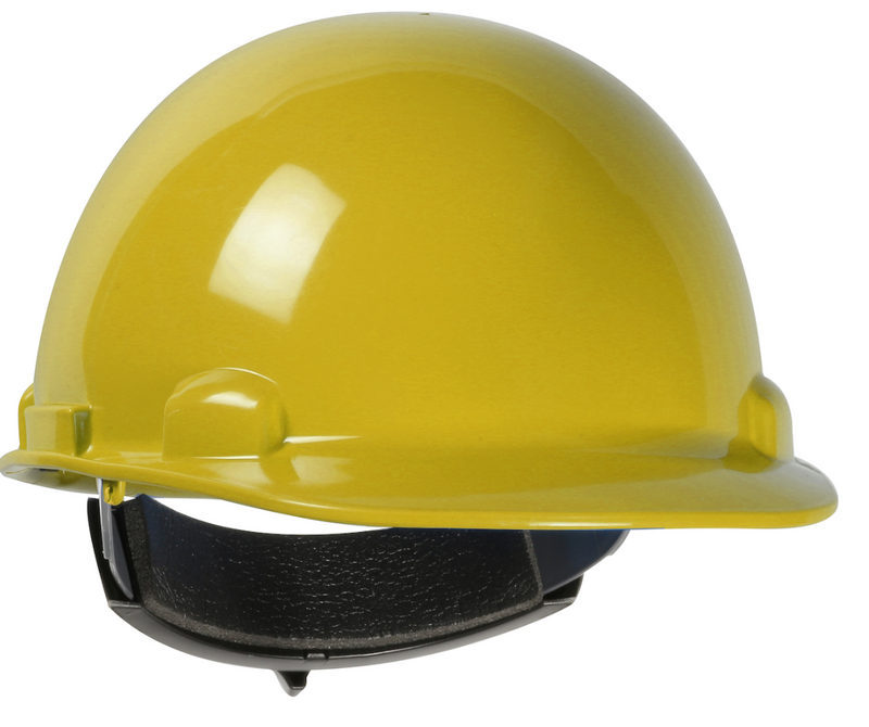 PIP Dom™ Cap Style Smooth Dome Hard Hat with HDPE Shell, Wheel-Ratchet Adjustment- 12/CS
