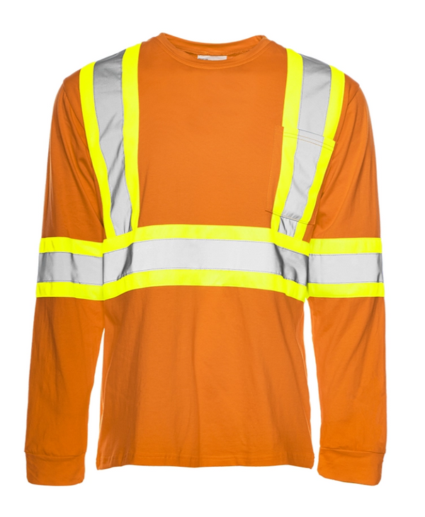 100% Cotton Long Sleeve Safety Shirt - 1/CS