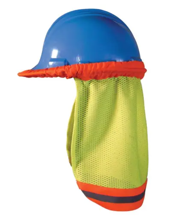 High Visibility Mesh Hard Hat Shade