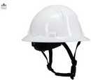 Kilamanjaro - Type II Full Brim Safety Helmet with HDPE Shell, 4-Point Textile Suspension, Wheel Ratchet Adjustment and 4-Point Chinstrap - 12/CS
