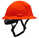 Kilamanjaro - Type II Full Brim Safety Helmet with HDPE Shell, 4-Point Textile Suspension, Wheel Ratchet Adjustment and 4-Point Chinstrap - 12/CS