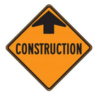Rigid Reflective Construction Signs - 1/CS