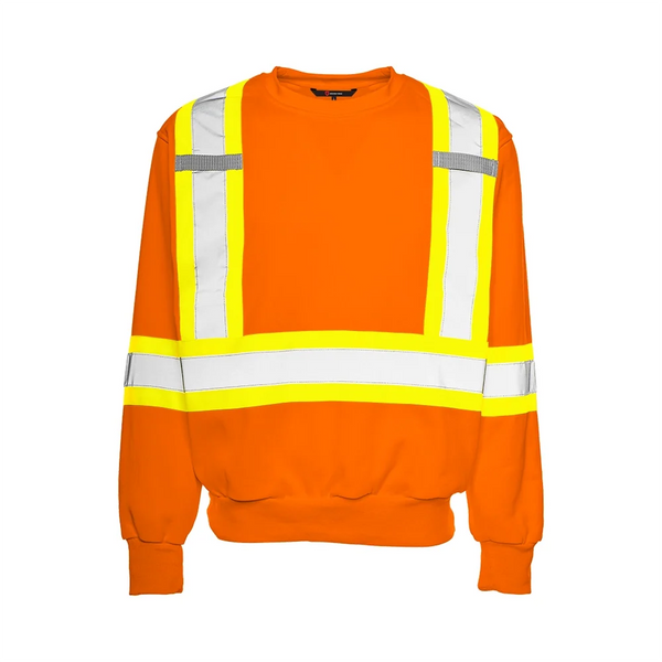 Wasip Hi-Vis Crewneck Sweatshirt, 4" Refl. Tape