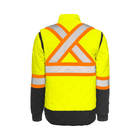 Hi-Vis Quilted Freezer Jacket, 4" Refl. Tape - Yellow - Wasip