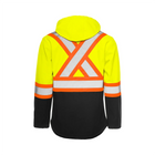 Soft Shell Jacket w/ Detachable Hood, 4" Refl. Tape - Yellow - Wasip