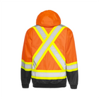 Hi-Vis 3-in-1 Winter Traffic Jacket, 4" Refl. Tape - Orange/Black - Wasip
