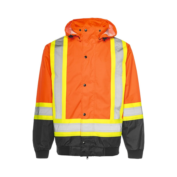 Wasip Hi-Vis 3-in-1 Winter Traffic Jacket, 4" Refl. Tape