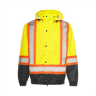 Hi-Vis 3-in-1 Winter Traffic Jacket, 4" Refl. Tape - Yellow/Black - Wasip