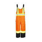 Winter Traffic Overalls, 4" Refl. Tape - Orange/Black - Wasip