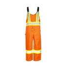 Winter Traffic Overalls, 4" Refl. Tape - Orange/Orange - Wasip