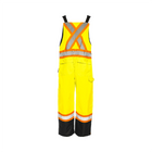 Winter Traffic Overalls, 4" Refl. Tape - Yellow/Black - Wasip