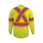 Coolworks • Long Sleeve T-Shirt w/ Sleeve, 4″ Tape - Yellow - Wasip