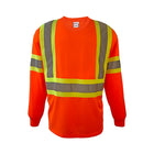 Coolworks • Long Sleeve T-Shirt w/ Sleeve, 4″ Tape - Orange - Wasip