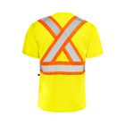 Hi-Vis Polyester T-Shirt, 4" Refl. Tape - Yellow - Wasip