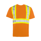 Hi-Vis Cotton T-Shirt, 4" Refl. Tape - Orange - Wasip