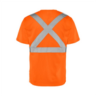 Hi-Vis Polyester T-Shirt, 2" Refl. Tape - Orange - Wasip