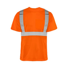 Hi-Vis Polyester T-Shirt, 2" Refl. Tape - Orange - Wasip