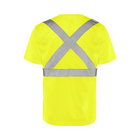 Hi-Vis Polyester T-Shirt, 2" Refl. Tape - Yellow - Wasip