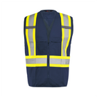 Traffic Vest w/ Zipper - Navy - Wasip