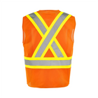 Traffic Vest w/ Zipper - Orange - Wasip