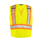 5 Pt. Tearaway Mesh Traffic Vest - Yellow - Wasip