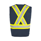 5 Pt. Tearaway Solid Traffic Vest - Navy - Wasip