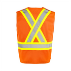 5 Pt. Tearaway Solid Traffic Vest - Orange - Wasip