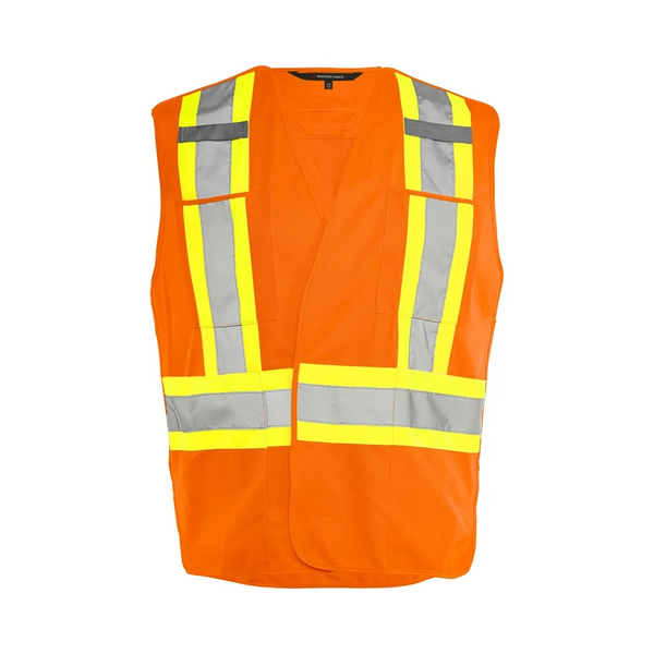 Wasip 5 Pt. Tearaway Solid Traffic Vest