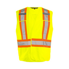 5 Pt. Tearaway Solid Traffic Vest - Yellow - Wasip