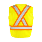 5 Pt. Tearaway Mesh Traffic Vest - Yellow - Wasip