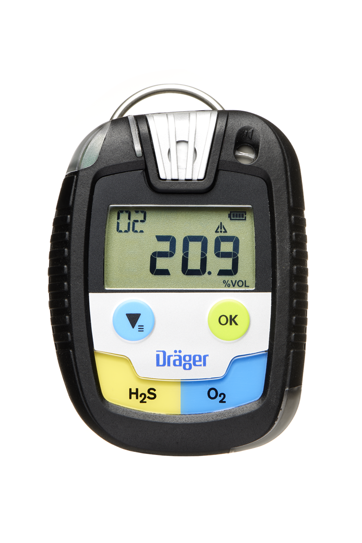 Dräger Pac 8500 H2S/O2 dual-gas detector with Bluetooth - VN00684