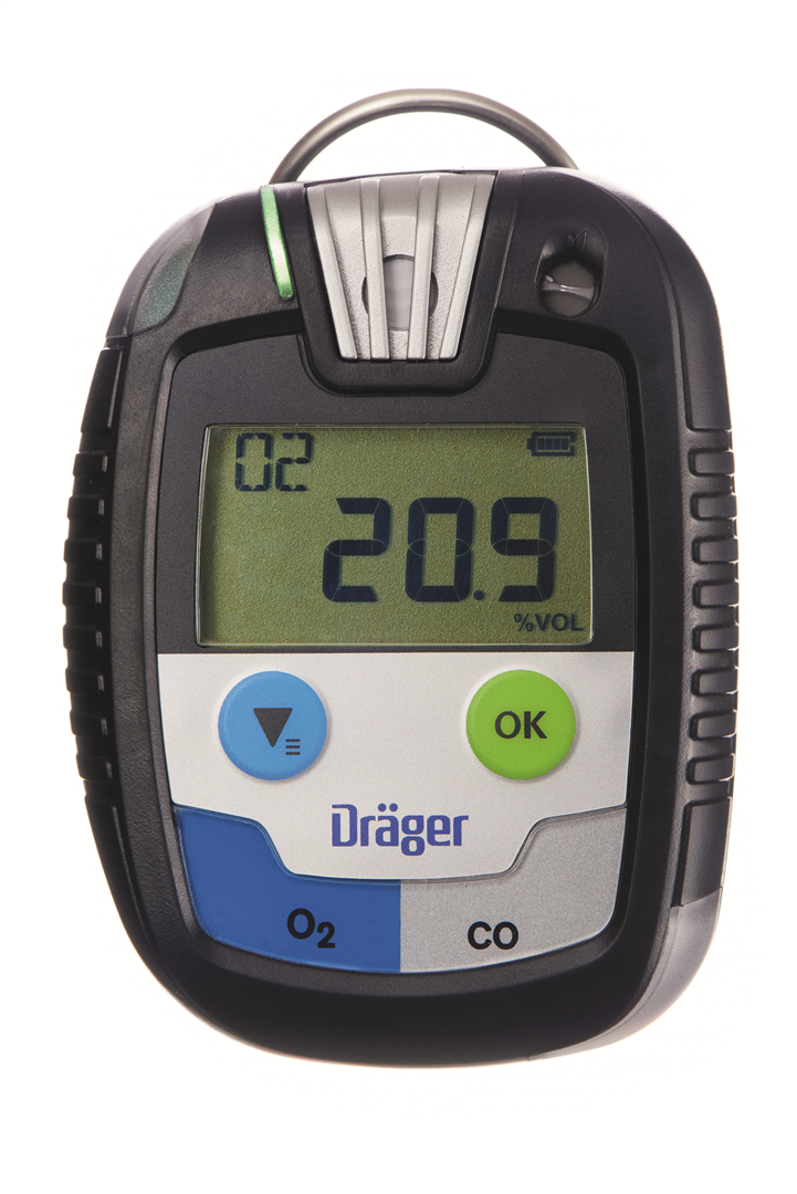 Dräger Pac 8500 O2/CO dual-gas detector with Bluetooth - VN00683