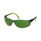 Wasip Twister Safety Glasses - Medium Green Frame and Lens - SKU W208051