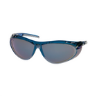Wasip Vortex Safety Glasses - Blue/Silver Frame, Blue Mirror Lens - SKU W500407