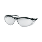 Wasip Vortex Safety Glasses - Black/Silver Frame, Indoor/Outdoor Lens - SKU W504508