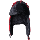 WA67 - Plaid Aviator Hat - Black/Red - gallery image