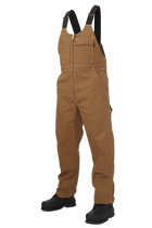 WB042 - Deluxe Unlined Bib Overall - Brown - gallery image