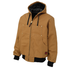 WJ301 - Hooded Bomber Jacket - Brown - product image