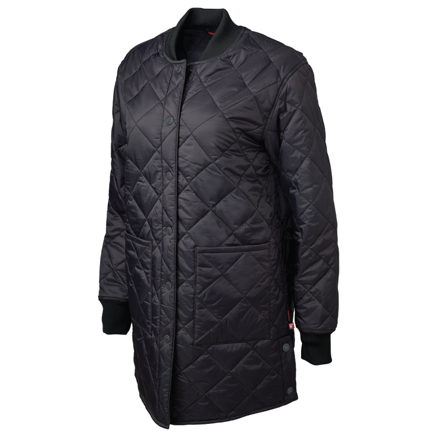 WJ47 - Long Freezer Jacket With Primaloft - Black - product image