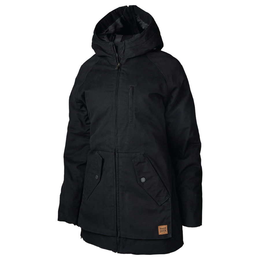 WJ48 - Lined Duck Parka - Black - product image