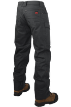 WP061 - Fleece Lined Flex Twill Cargo Pant - Black - gallery image