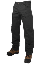 WP061 - Fleece Lined Flex Twill Cargo Pant - Black - gallery image